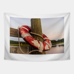 Old life Preserver Tapestry