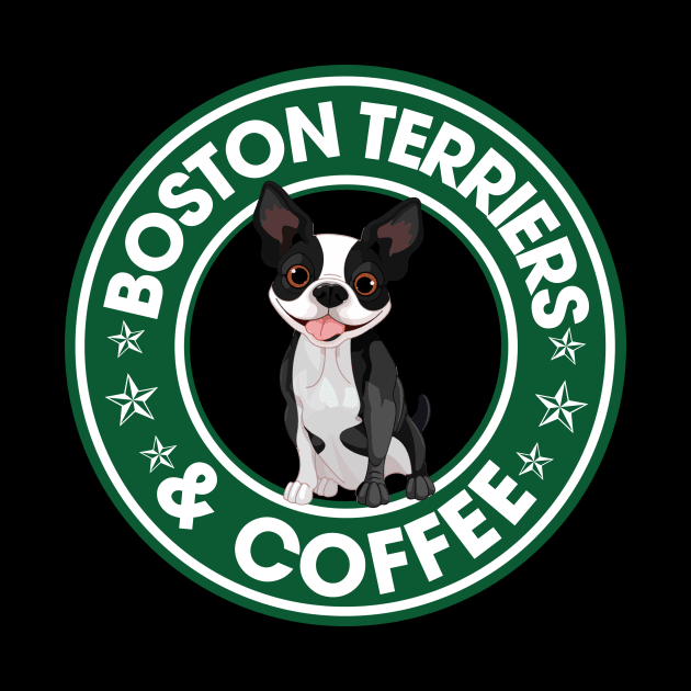 Boston Terriers And Coffee by ChristianCrecenzio