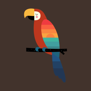 Sunset Parrot T-Shirt