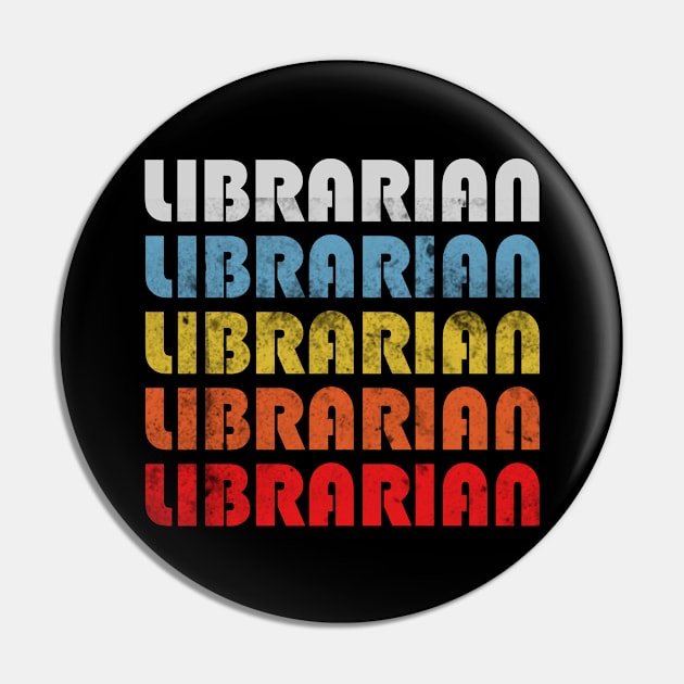 Librarian gift retro design. Perfect present for mom dad friend him or her Pin by SerenityByAlex