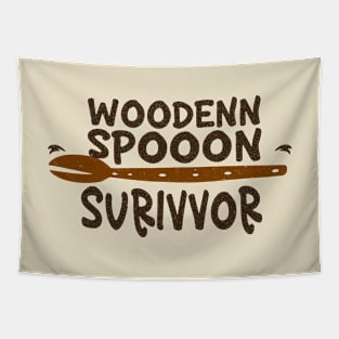 wooden spoon survivor Tapestry