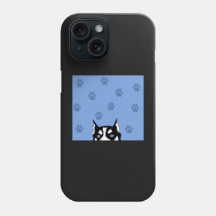 My Funny Siberian Husky- Ol' Blue Eyes Phone Case