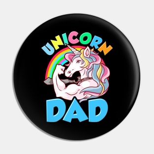 Awesome Unicorn Dad Cool Unicorn Dads Pin