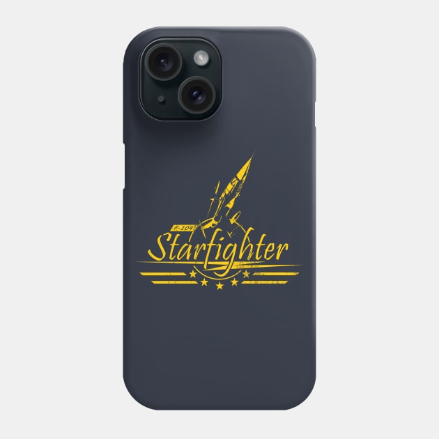 F-104 Starfighter (distressed) Phone Case by TCP