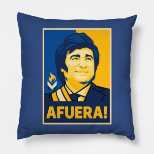 Javier Milei Afuera Pillow