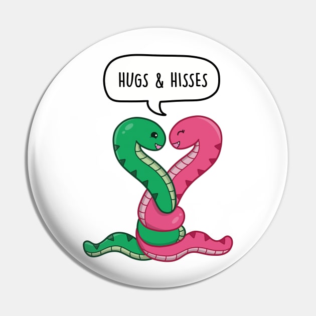 Hugs and hisses Pin by LEFD Designs