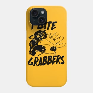 I BITE GRABBERS Angry Kitty Vintage Style Phone Case