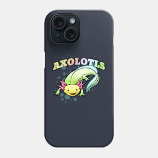 axolotls mascot Phone Case