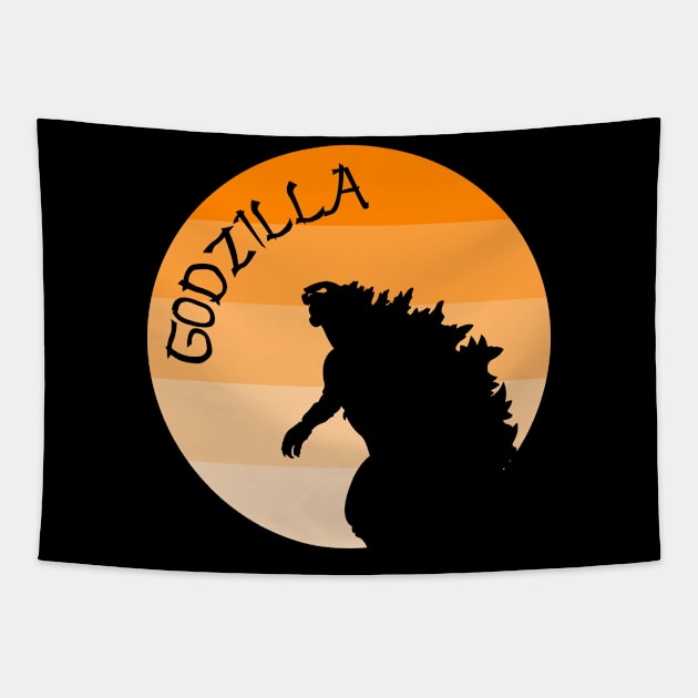 Godzilla 01 Tapestry by SanTees