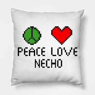 i love necho Meme Pillow