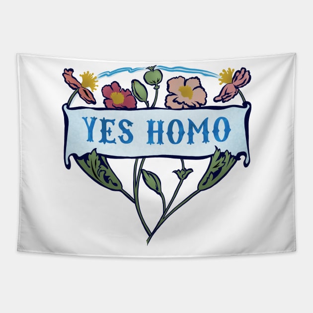 Yes Homo Tapestry by FabulouslyFeminist