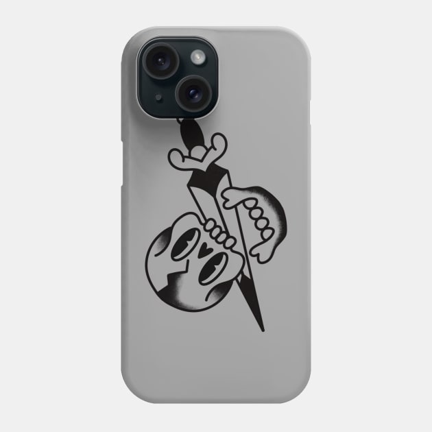 Skull and dagger Phone Case by LEEX337