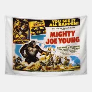 Classic Kaiju Monster Lobby Card - Mighty Joe Young Tapestry