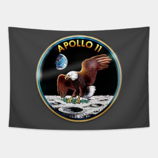 apollo 11 mission art work Tapestry