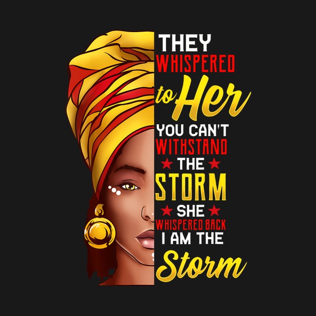 Black History Month African Afro I Am The Storm by Cristian Torres