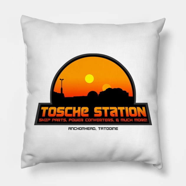 Tosche Station (Light-Colors) Pillow by marinackbar