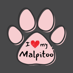 Maltipoo Paw T-Shirt