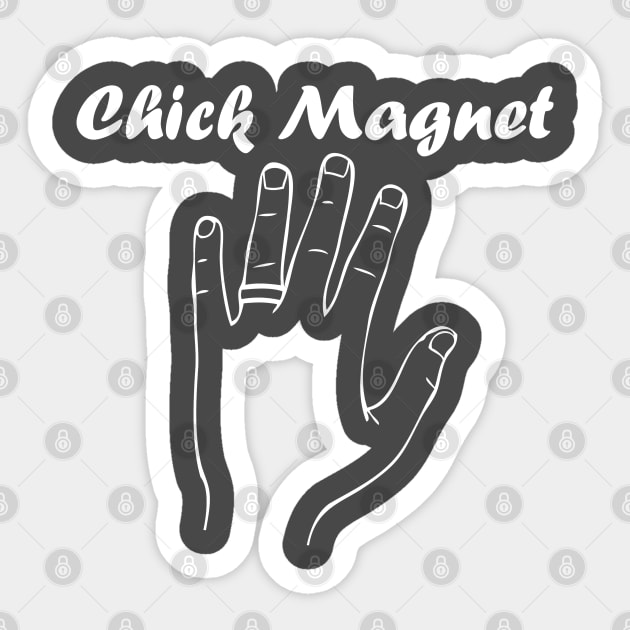 Chick Magnet' Sticker