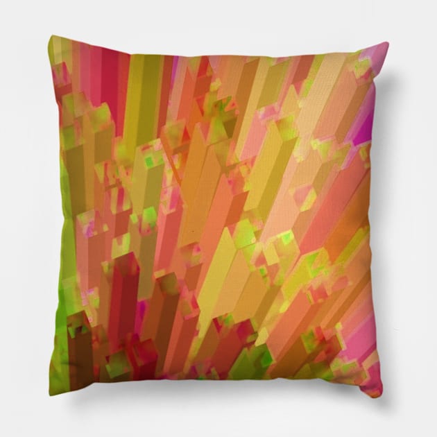 City Lights 1.New York City on a Bright and Sunny Day-Available As Art Prints-Mugs,Cases,Duvets,T Shirts,Stickers,etc Pillow by born30