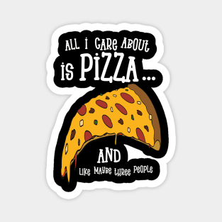 Funny Pizza Lovers Design Magnet