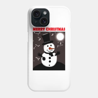 Merry Christmas Snowman 2022 Phone Case