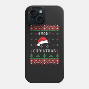 Meowy Christmas Phone Case