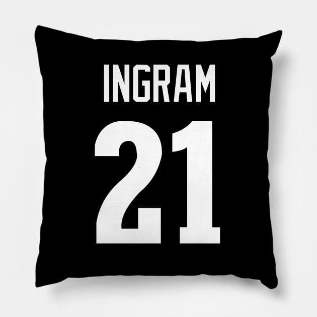 mark ingram Pillow by Cabello's