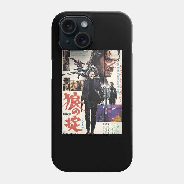 John Wick Intense Impact Phone Case by Infinity Painting