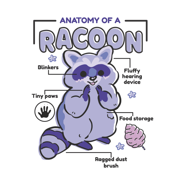 Awesome Raccoon Explanation Anatomy Of A Raccoon by anubis1986