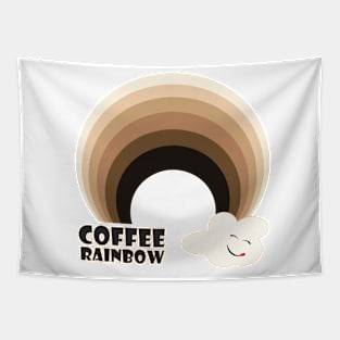 Coffee Rainbow Tapestry