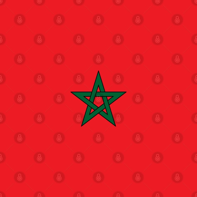 Moroccan Flag by Islanr