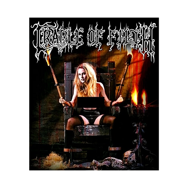 Cradle Of Filth Dead Girls Don t Say No Print Men by Visionary Canvas