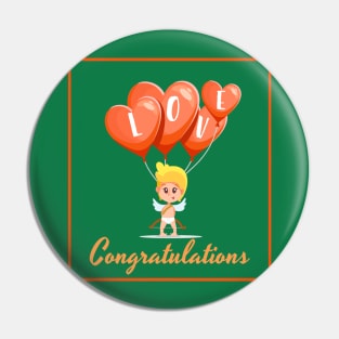 congratulation Pin