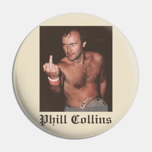 Phil Collins Vintage Pin