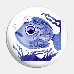 Sailor Fish Pin