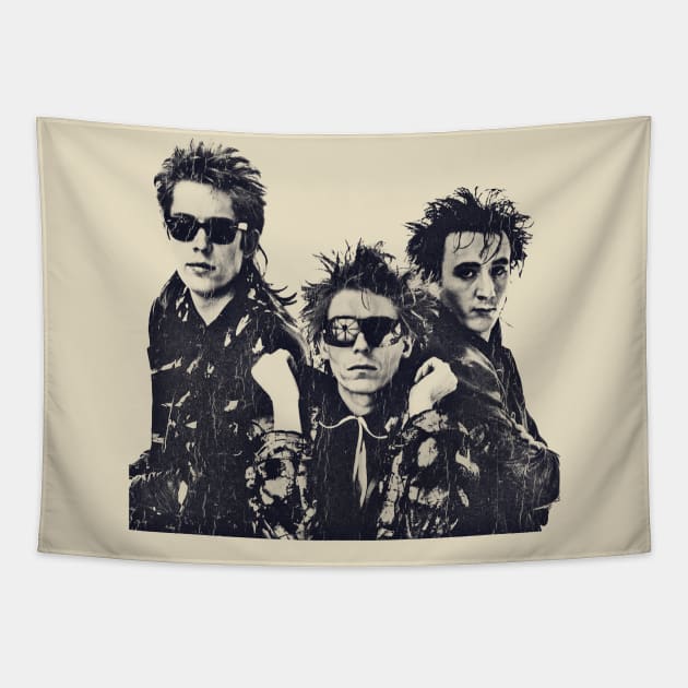 Retro Psychedelic Furs Tapestry by GekNdangSugih