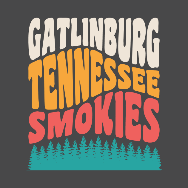 Gatlinburg Tennessee Great Smoky Mountains Hiking Vacation by PodDesignShop