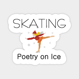 Skating Poetry Magnet