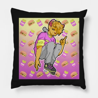 Burgerpants colour Pillow