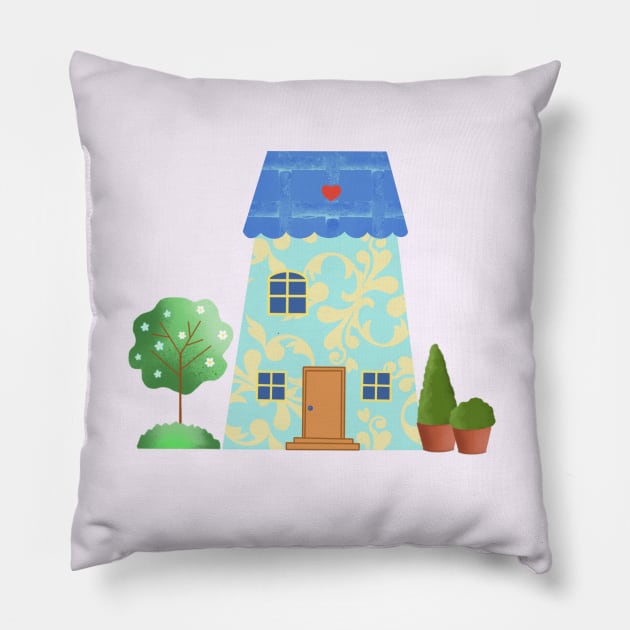 House Pillow by EL_ART