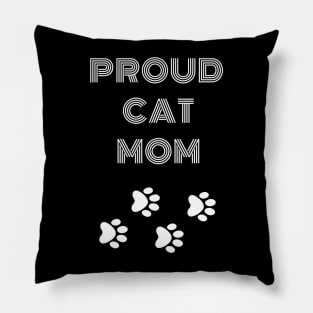 Proud Cat Mom Pillow