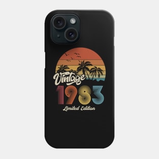 1983 vintage retro t shirt design Phone Case