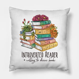 Introverted Reader Pillow