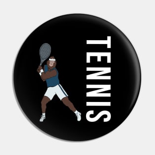 Bigfoot love tennis Pin