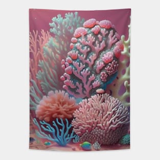 Colorful Coral Tapestry