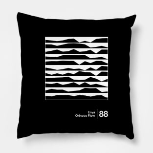 Orinoco Flow / Minimalist Style Graphic Design Pillow