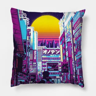 Neon Akiba Pillow