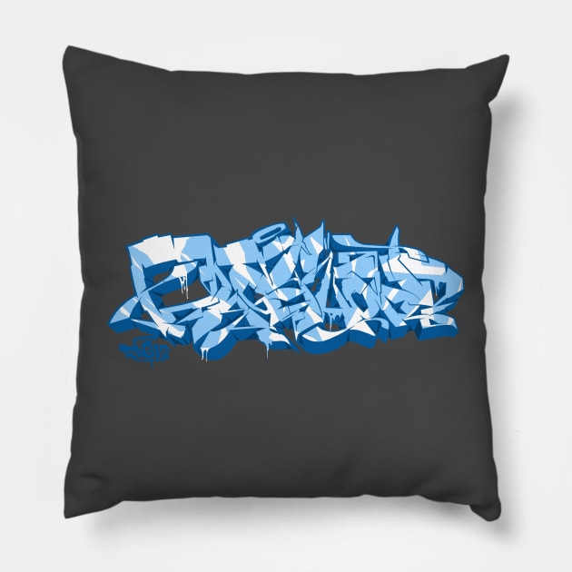 Graffiti Ice Style Pillow by playhard24