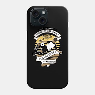 Soccer Cup Championship, Vintage Retro Classic Phone Case