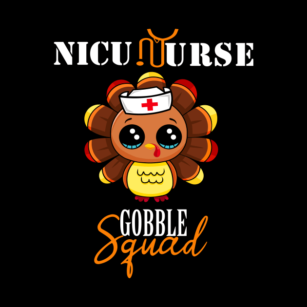 nicu nurse gobble squad cute turkey by DODG99